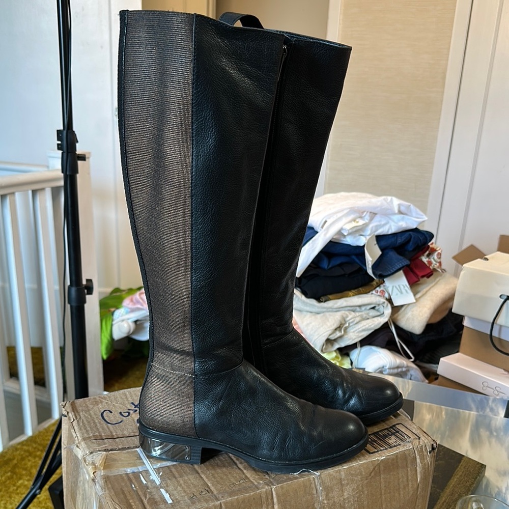 Sam Edelman Black Knee-High Boots